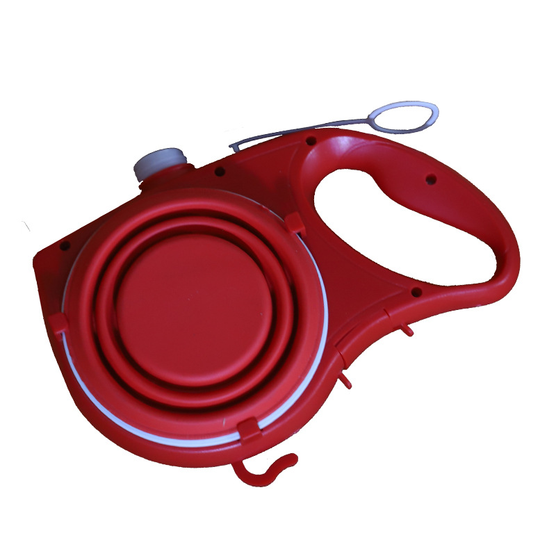 HydraPaw™ 2-in-1 Dog Leash with Built-In Water Bottle & Bowl