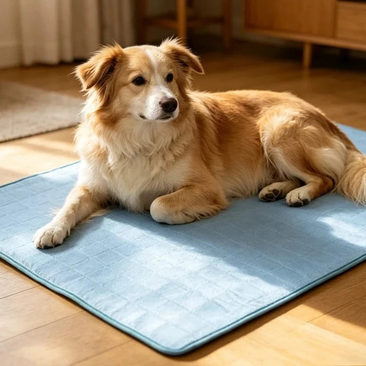 Ice Cool Upgrade Dog Cooling Mat Summer Pet Cold Bed Extra Large For Small Big Dogs Pad Breathable Pet Cold Bed