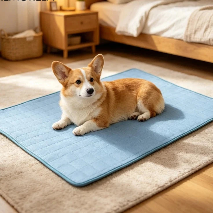 Ice Cool Upgrade Dog Cooling Mat Summer Pet Cold Bed Extra Large For Small Big Dogs Pad Breathable Pet Cold Bed